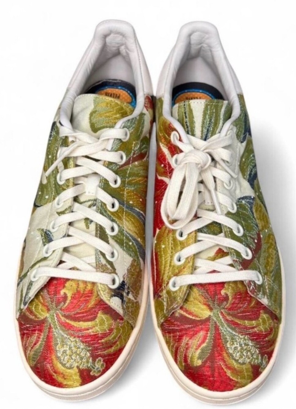 RARE Adidas x Pharrel Williams Stan Smith sneakers B25383 11 Preppy Brocade